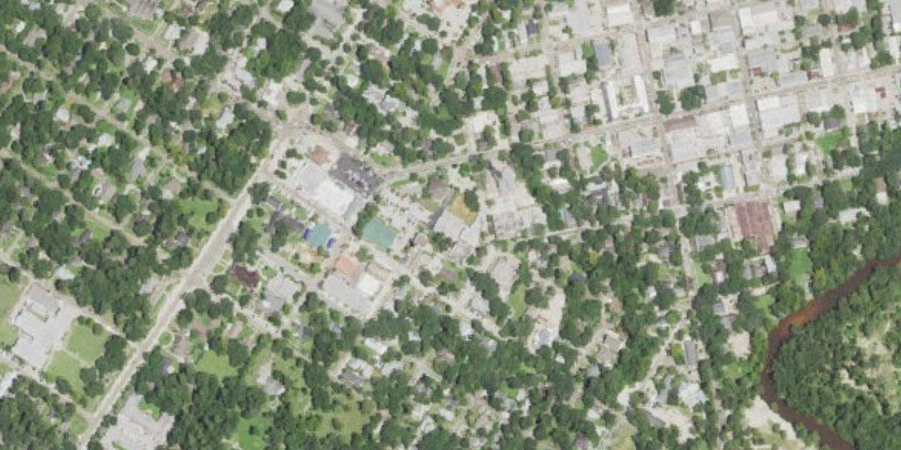 Aerial view of St. Scholastica Academy