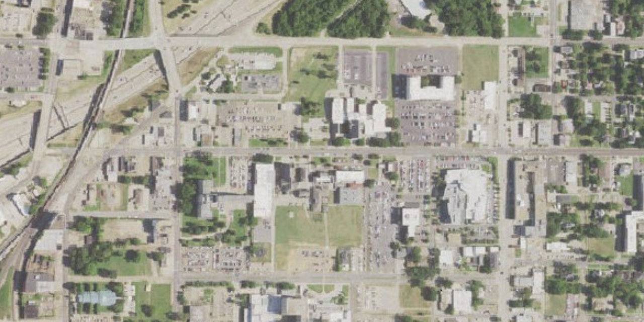 Aerial view of Loyola College Preparatory High School