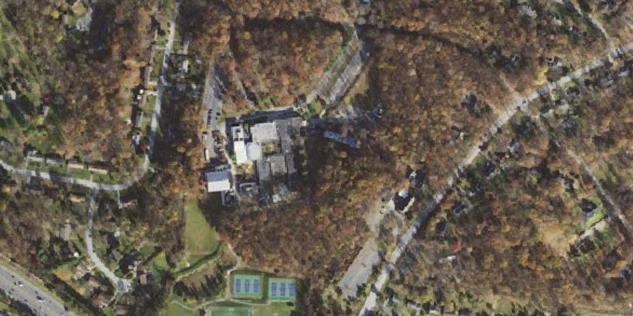 Aerial view of Notre Dame Preparatory School
