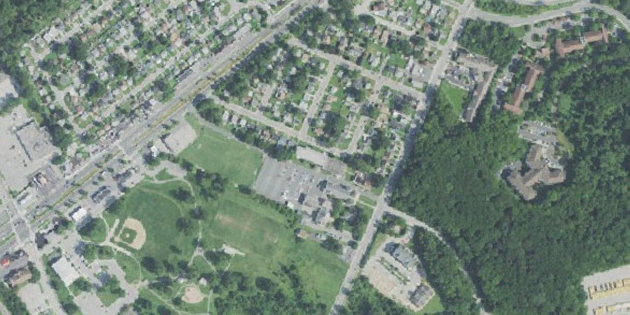 Aerial view of Our Lady of Mt. Carmel School
