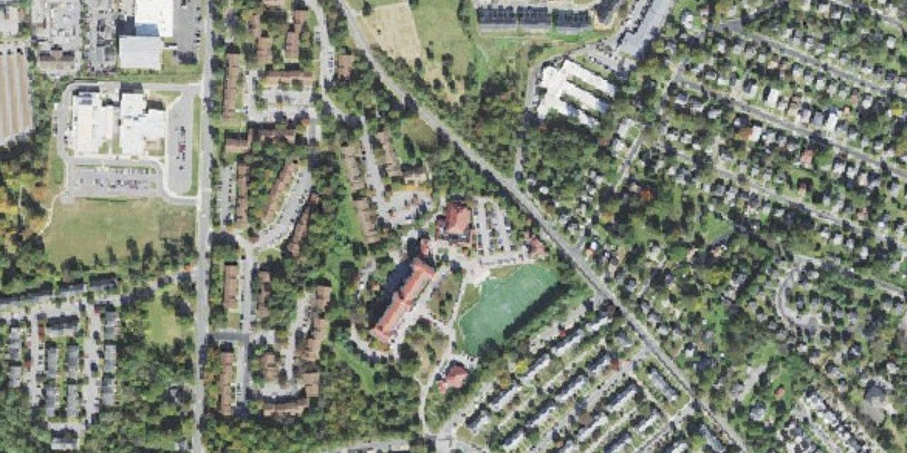 Aerial view of Mount De Sales Academy