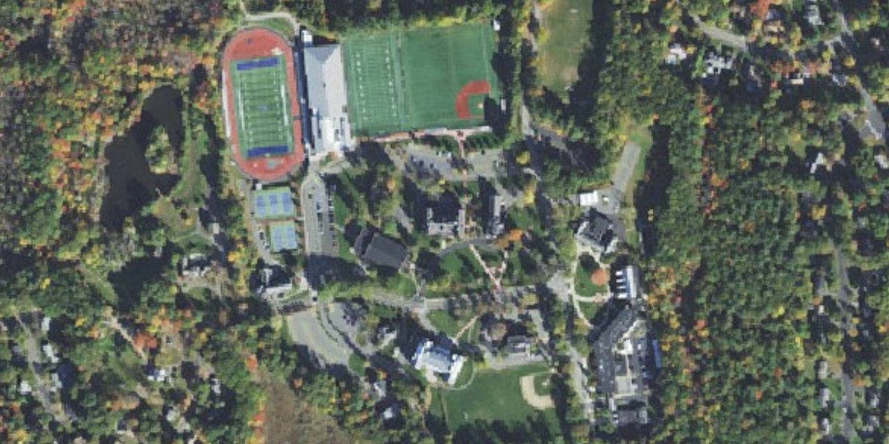 Vista aérea de St. John's Preparatory School