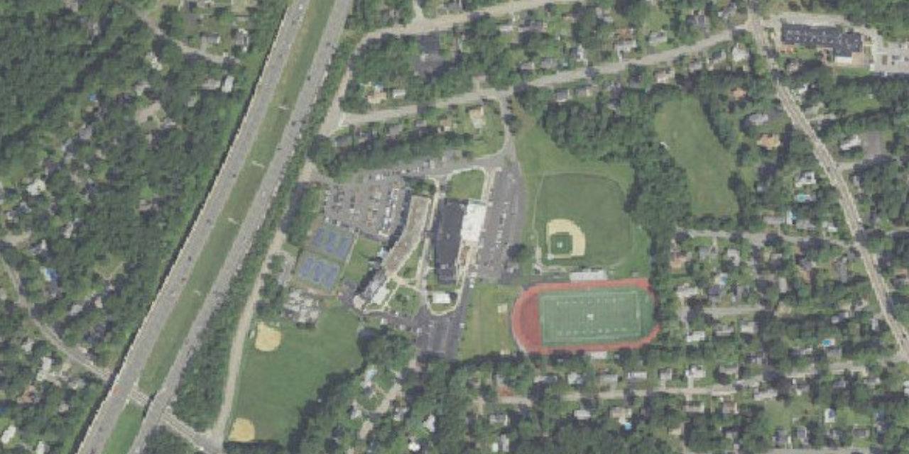 Aerial view of Bishop Feehan