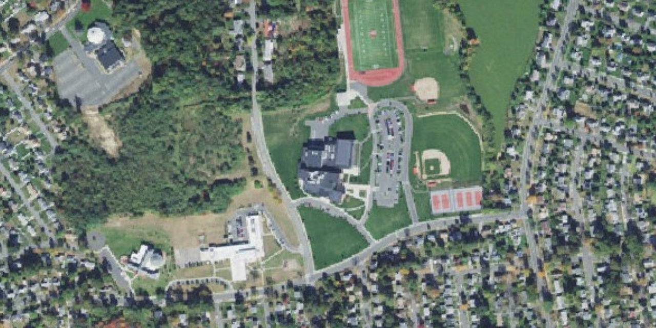 Aerial view of Pope Francis Preparatory School
