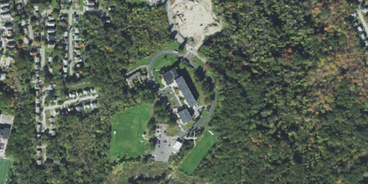 Aerial view of St. Paul Diocesan Junior/Senior High School