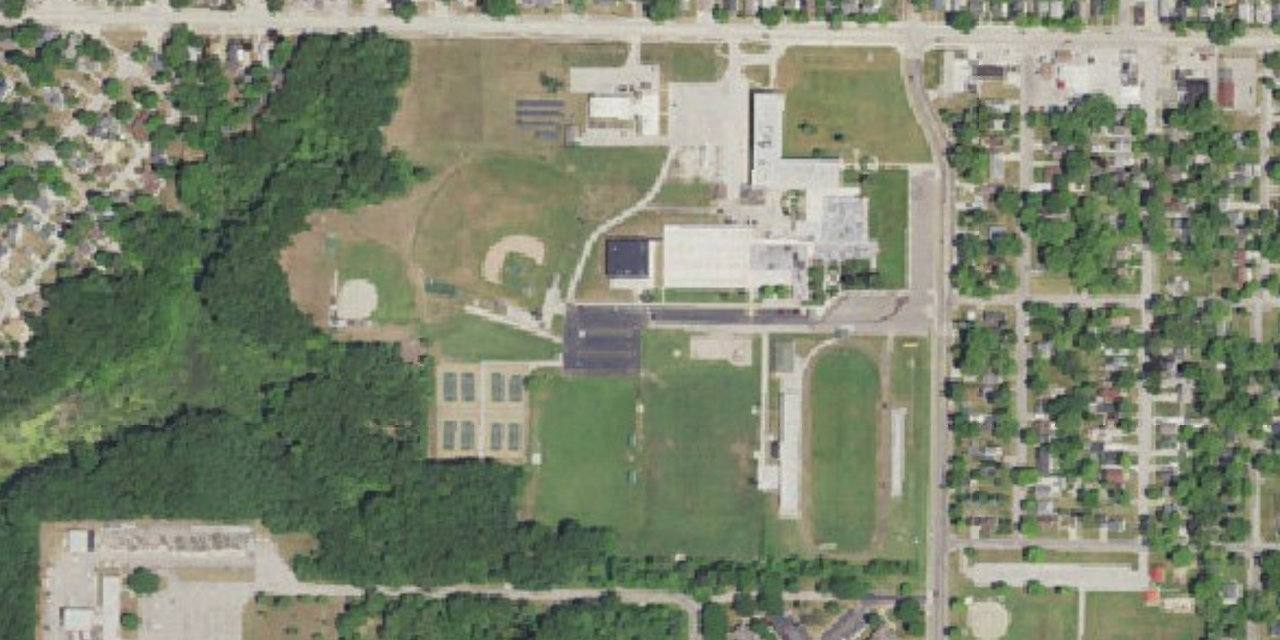 Aerial view of Muskegon Catholic Central