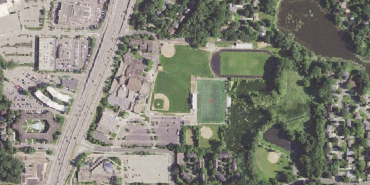 Aerial view of Benilde-St. Margaret's School