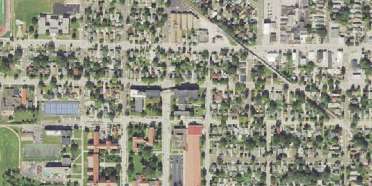 Aerial view of Cotter Schools