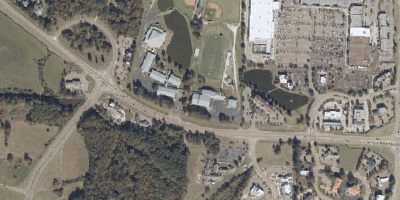 Aerial view of St. Joseph Catholic School