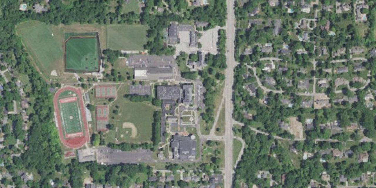 Aerial view of Chaminade College Preparatory School