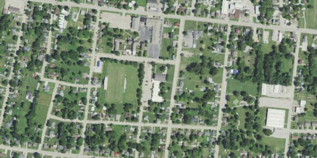 Aerial view of St. Vincent De Paul Junior/Senior Schools
