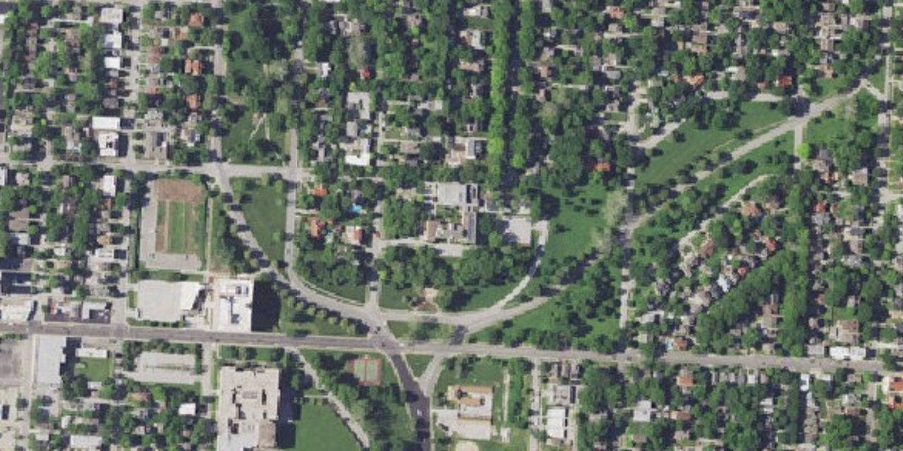 Aerial view of Notre Dame De Sion School