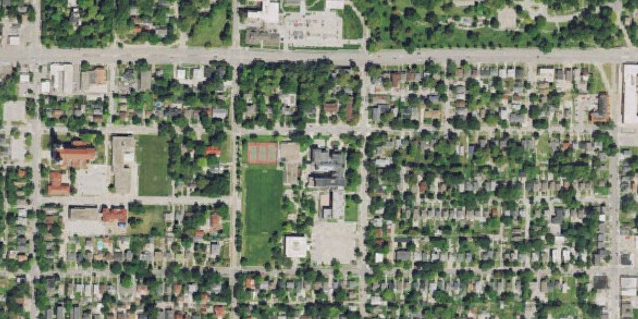 Aerial view of Duchesne Academy of the Sacred Heart