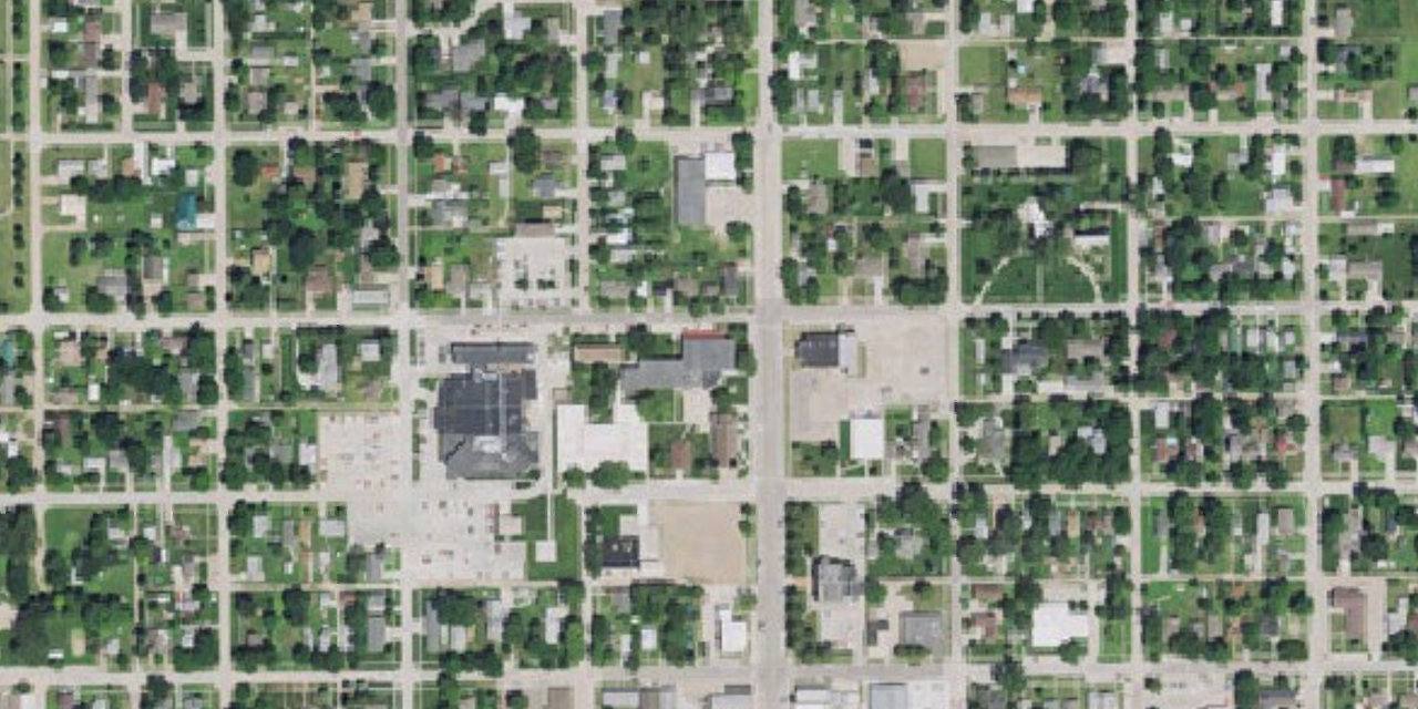 Vista aérea de St. Mary's Schools