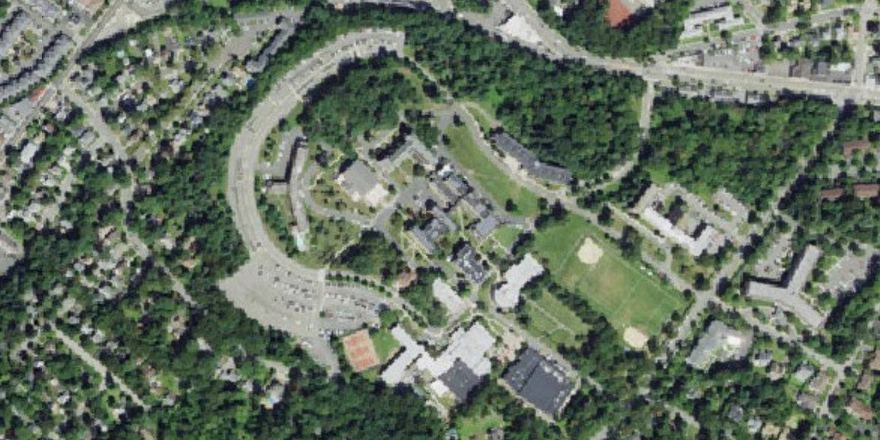 Aerial view of Mount Saint Dominic Academy
