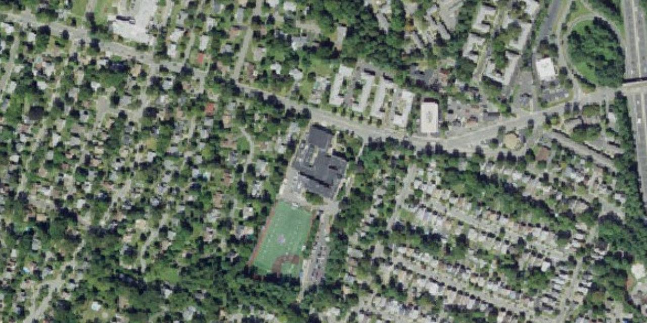 Vista aérea de Seton Hall Preparatory School