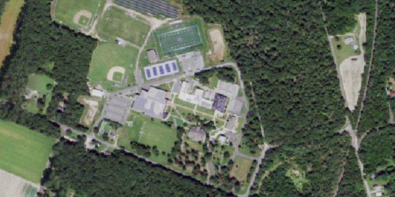 Aerial view of St. Augustine Preparatory School