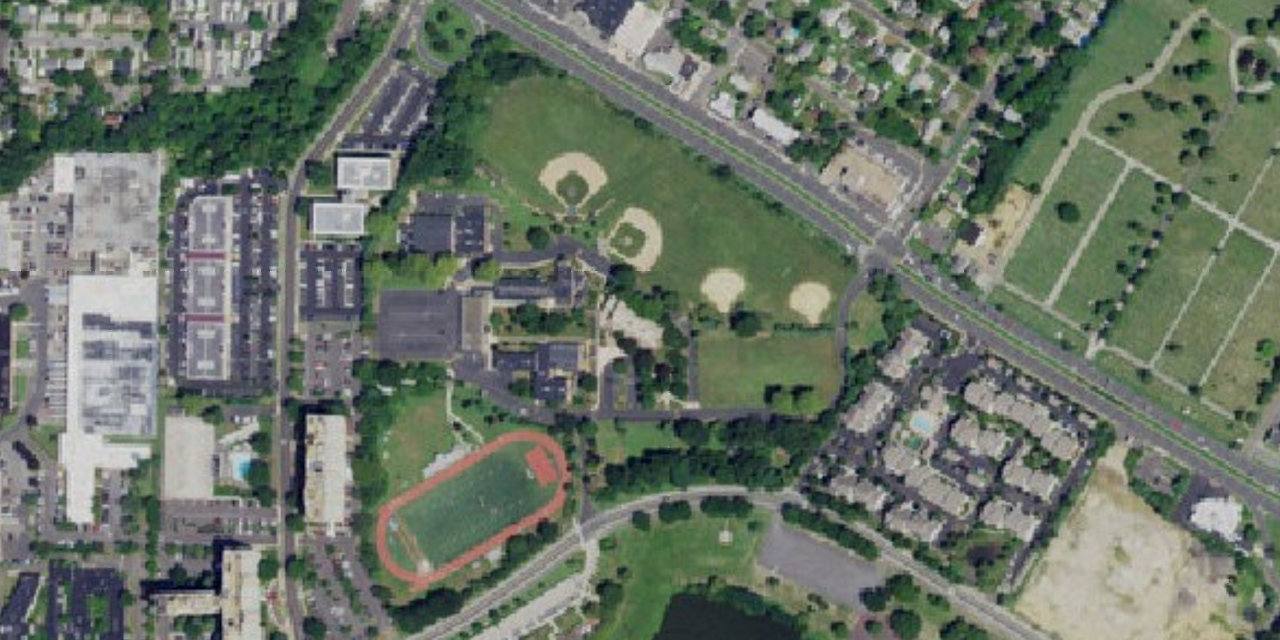 Aerial view of Bishop Eustace Prep School