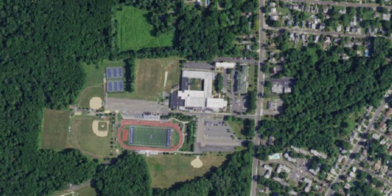 Aerial view of Notre Dame High School