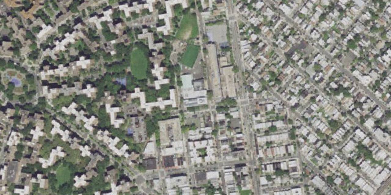 Aerial view of St. Raymond High School for Boys