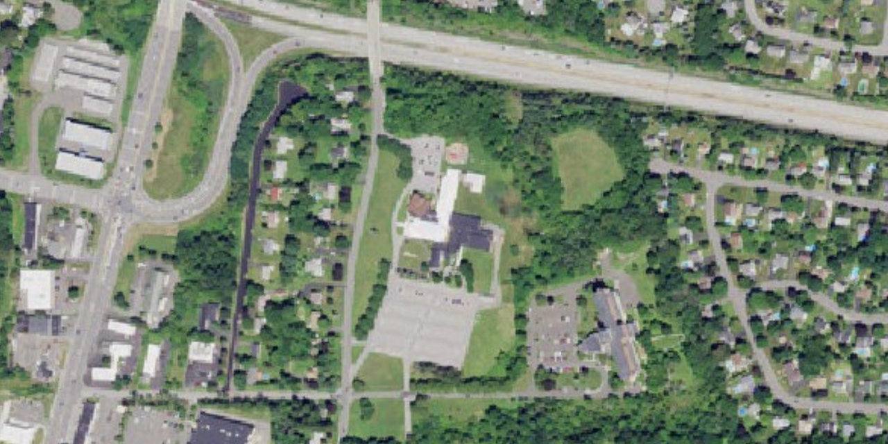 Aerial view of Catholic Central School