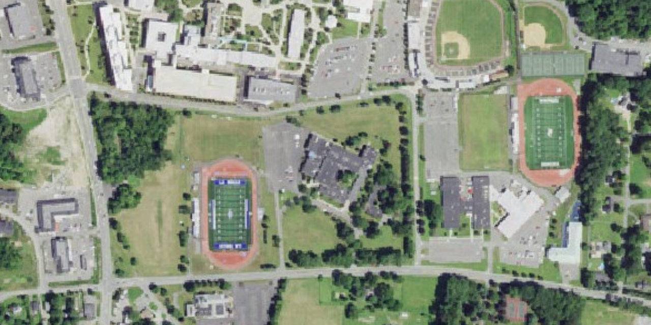 Aerial view of La Salle Institute