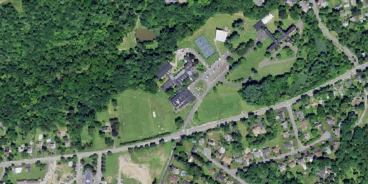 Aerial view of Academy of the Holy Names