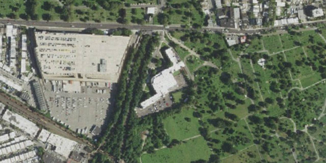 Aerial view of Christ the King High School