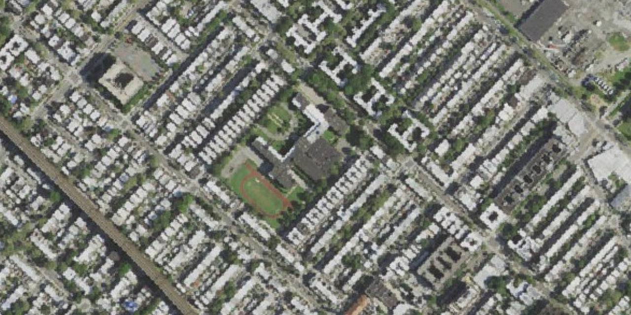 Aerial view of St. John's Preparatory School