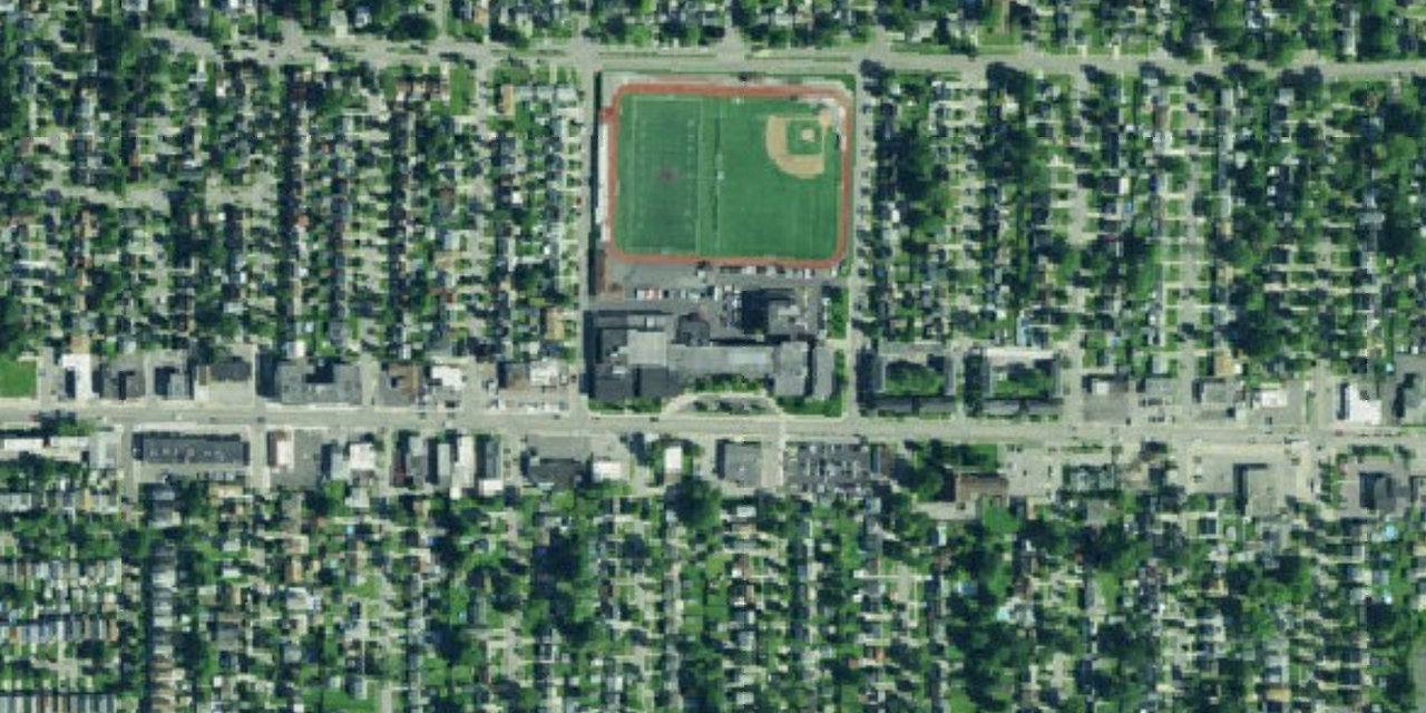 Aerial view of St. Joseph's Collegiate Institute