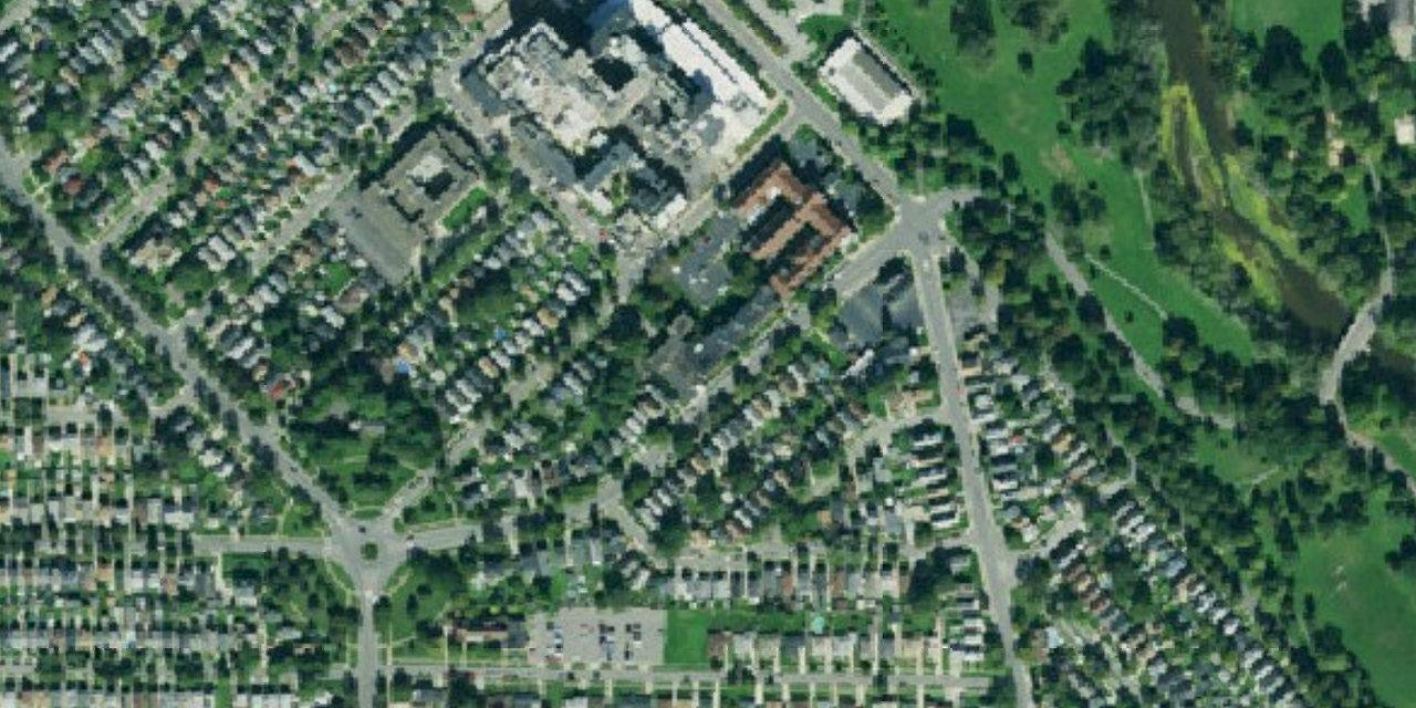Aerial view of Mount Mercy Academy