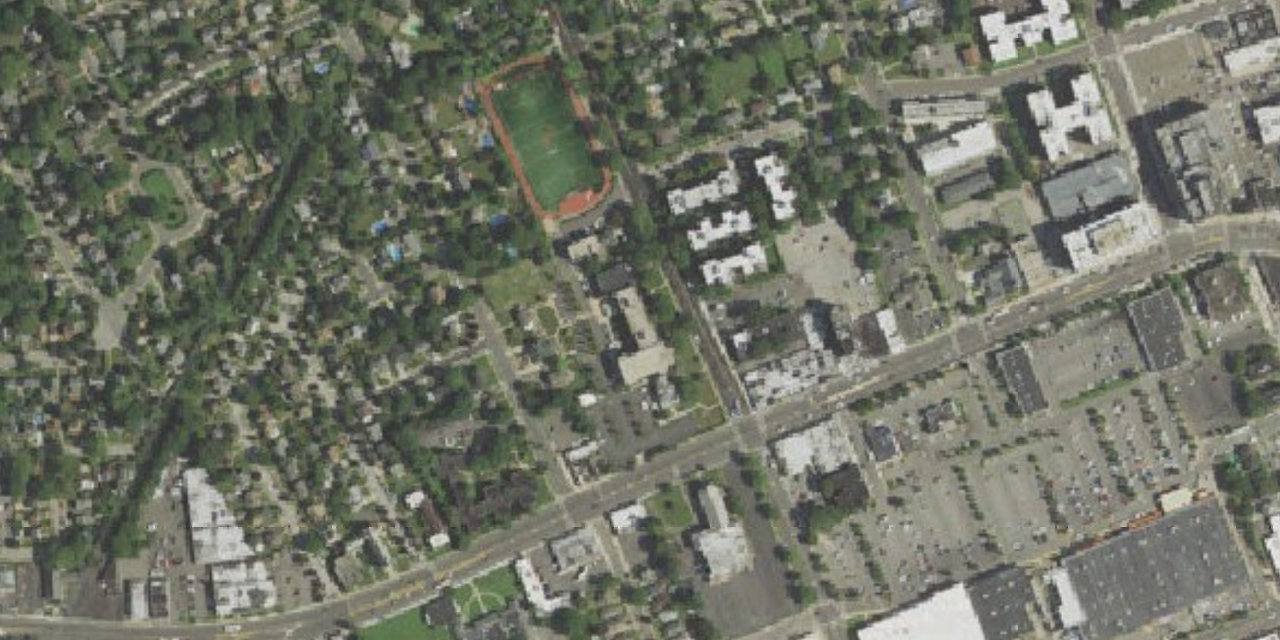 Aerial view of Sacred Heart Academy