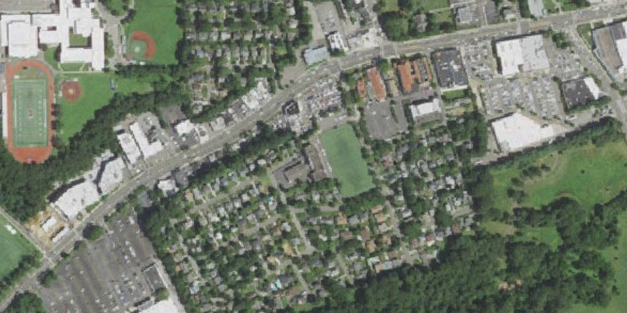 Aerial view of St. Mary's High School