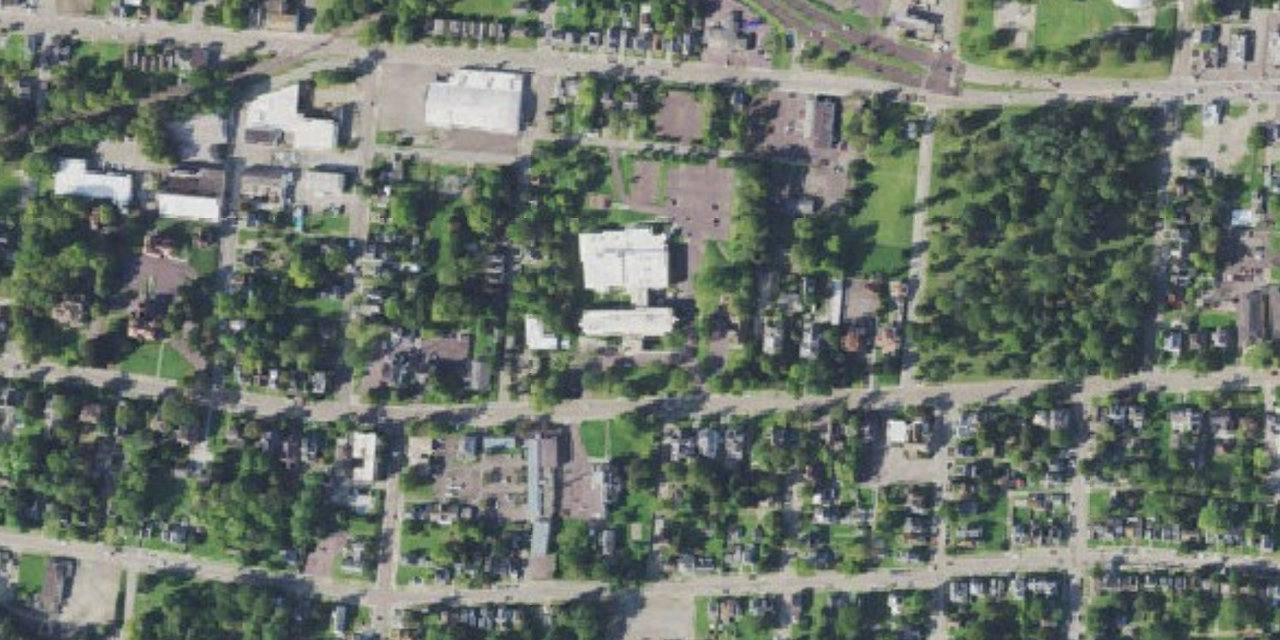 Aerial view of Catholic Central
