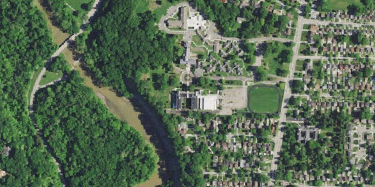 Aerial view of St. Joseph Academy