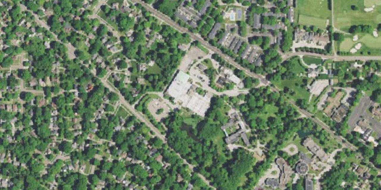 Aerial view of Our Lady of the Elms School
