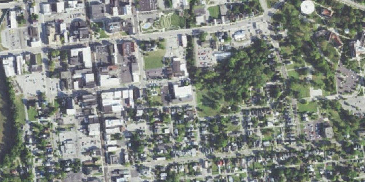 Aerial view of Calvert Catholic School