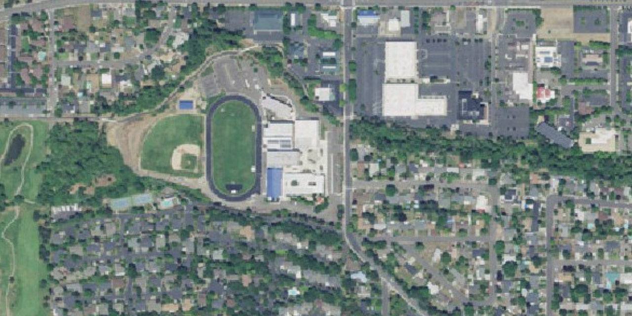 Aerial view of St. Mary's of Medford
