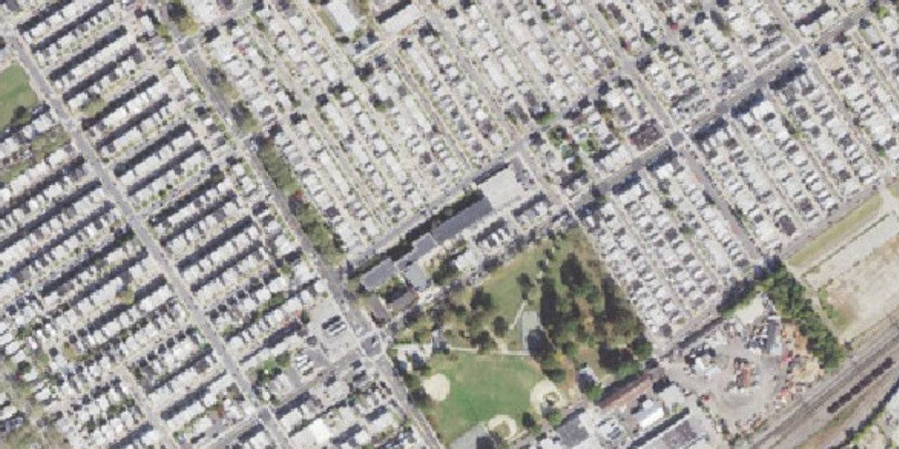 Aerial view of St. Hubert Catholic High School for Girls