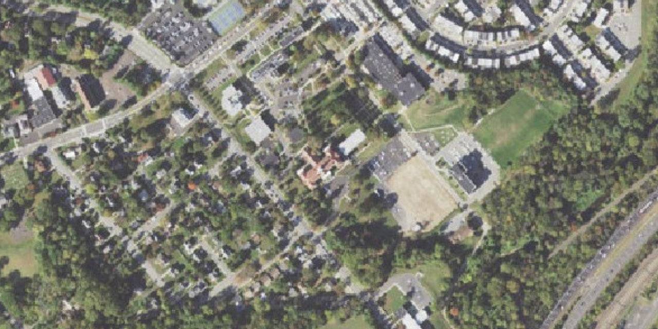 Aerial view of Nazareth Academy High School