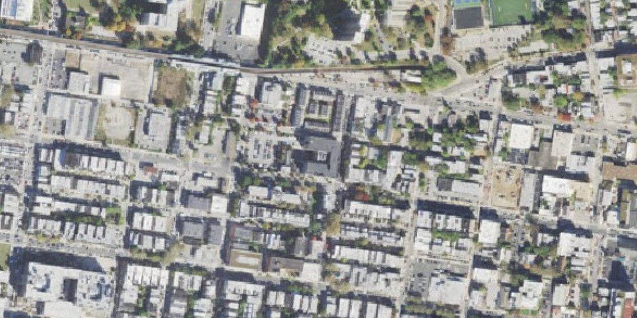 Aerial view of West Catholic Preparatory H.s.