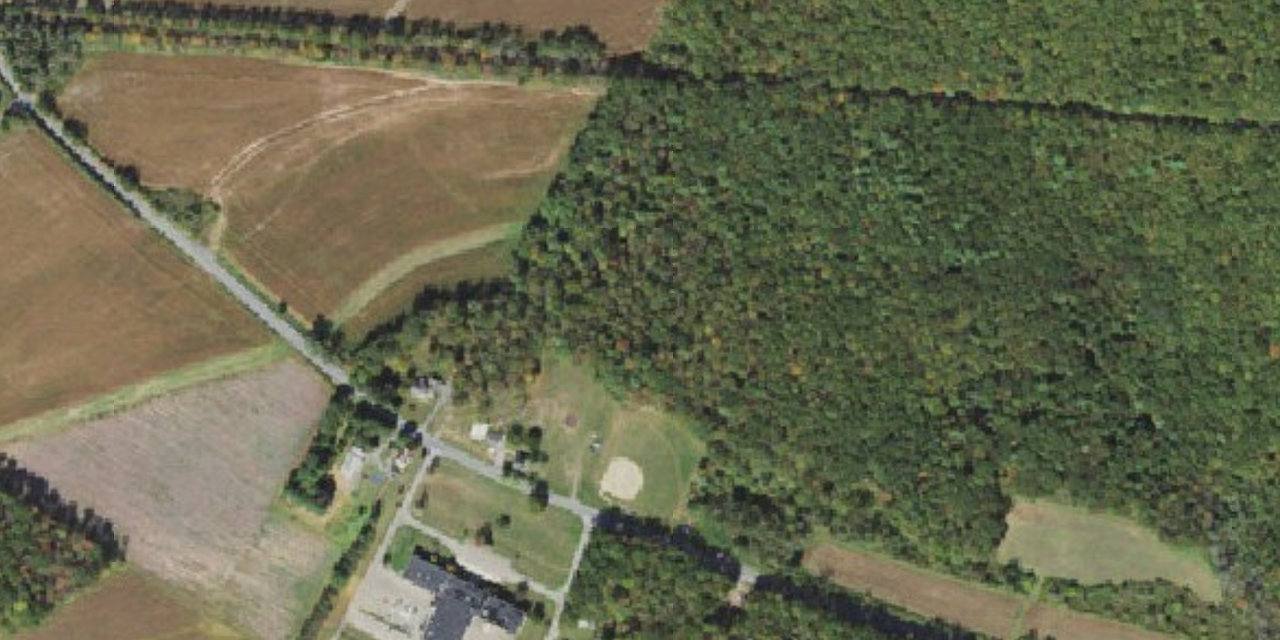 Aerial view of Marian Catholic High School