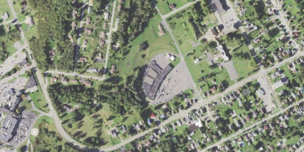 Aerial view of Elk County Catholic High School