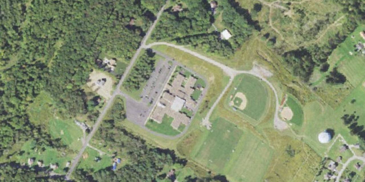 Aerial view of Dubois Area Catholic High School