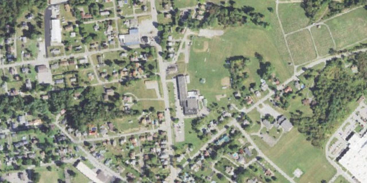 Aerial view of Geibel Catholic Junior-Senior High School