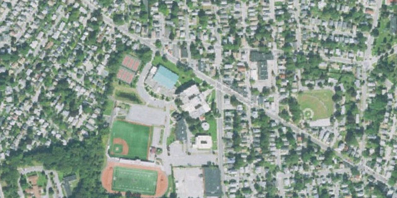 Aerial view of La Salle Academy