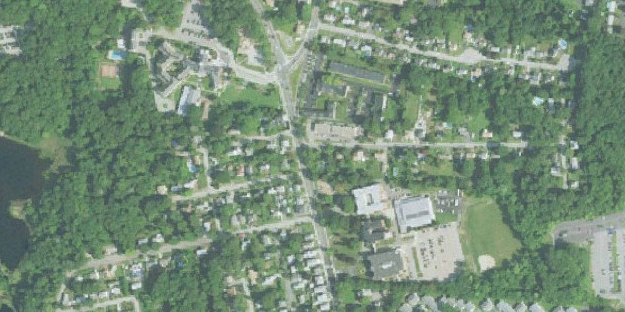 Aerial view of St. Mary Academy-Bay View