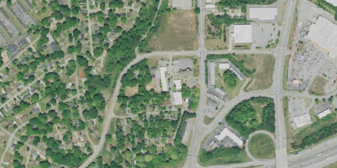 Aerial view of Our Lady of the Rosary Catholic School