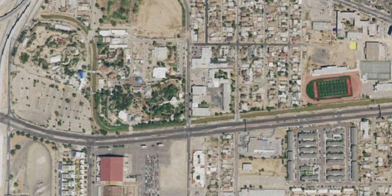 Aerial view of Father Yermo Schools