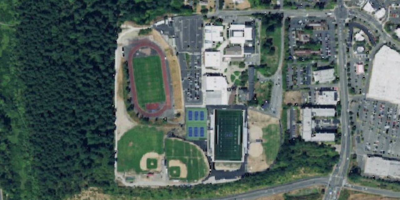 Aerial view of Bellarmine Preparatory School
